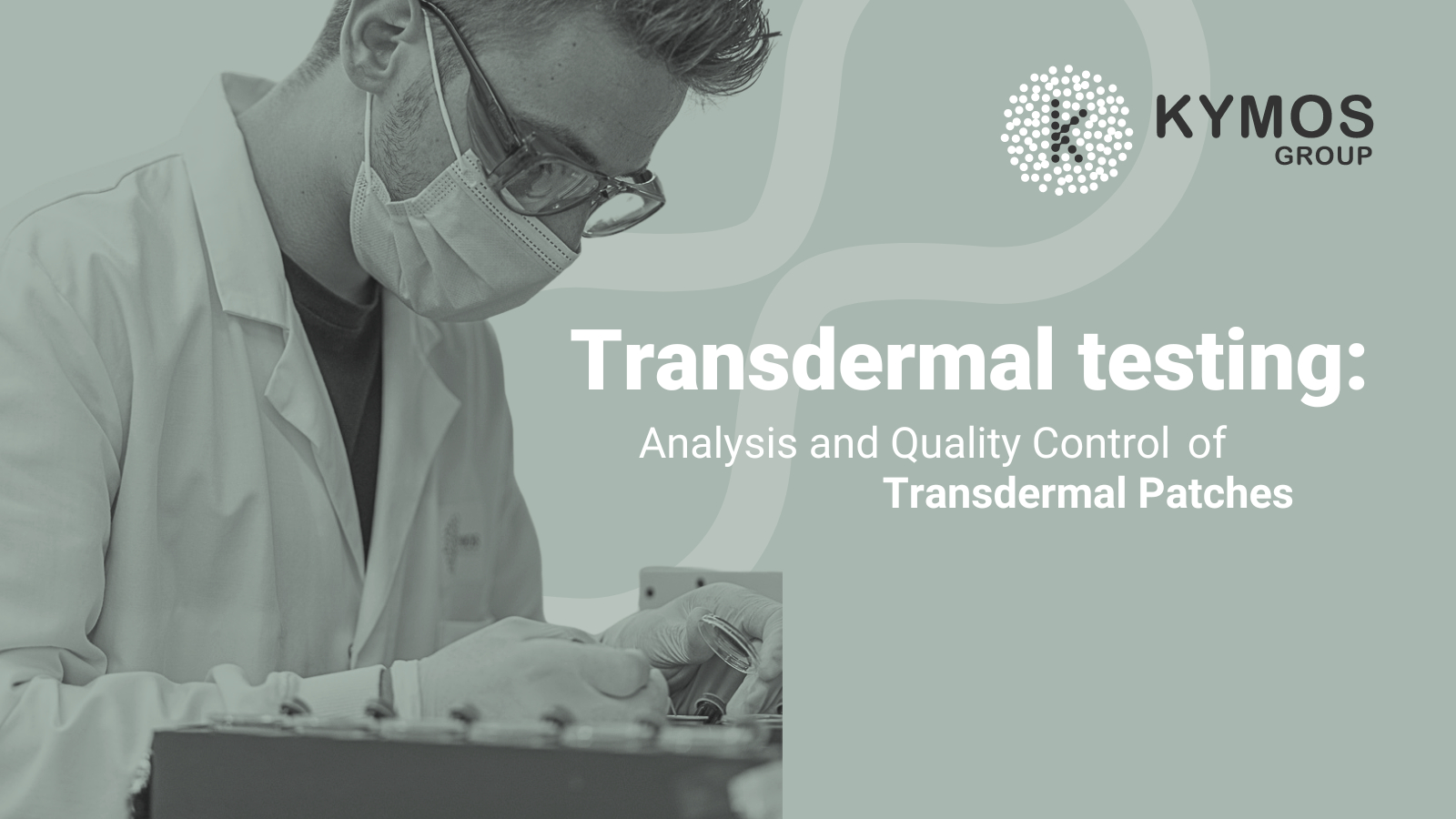 Image showing a scientist working in the transdermal testing article